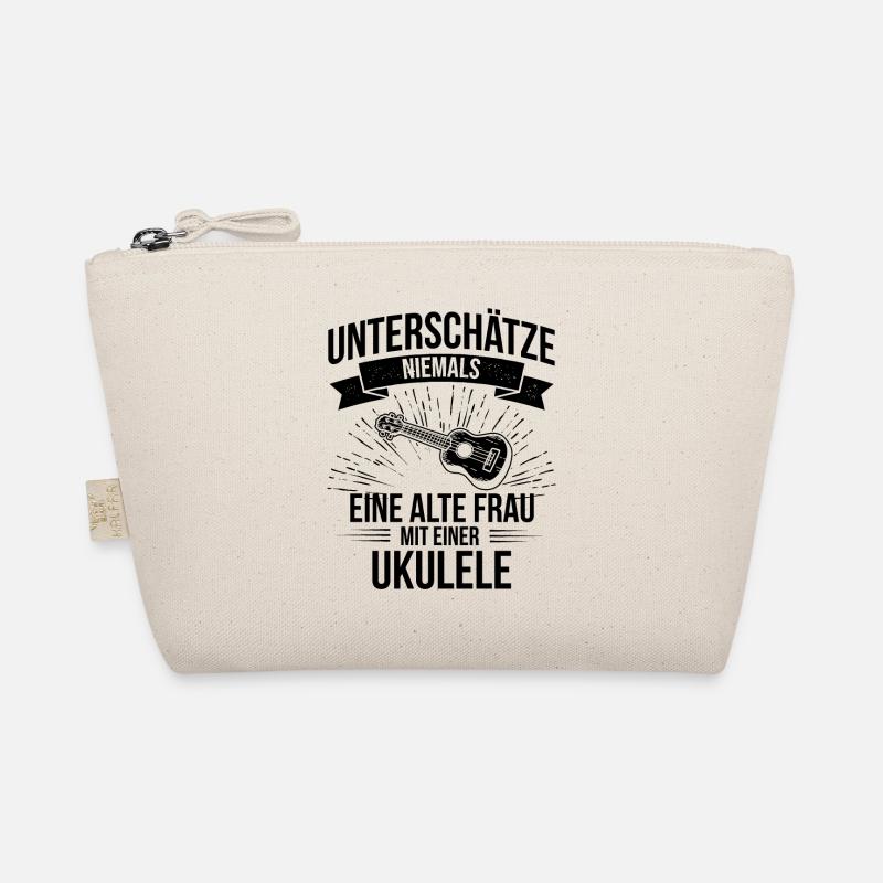Ukulele Ukulele-Spieler Ukulelist - Bio-Täschchen - Natur