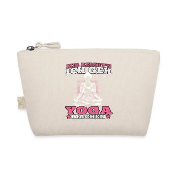 Yoga ich geh Yoga machen Namasté Meditation - Bio-Täschchen - Natur - Vorne