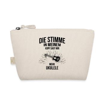 Ukulele Ukulele-Spieler Ukulelist - Bio-Täschchen - Natur - Vorne