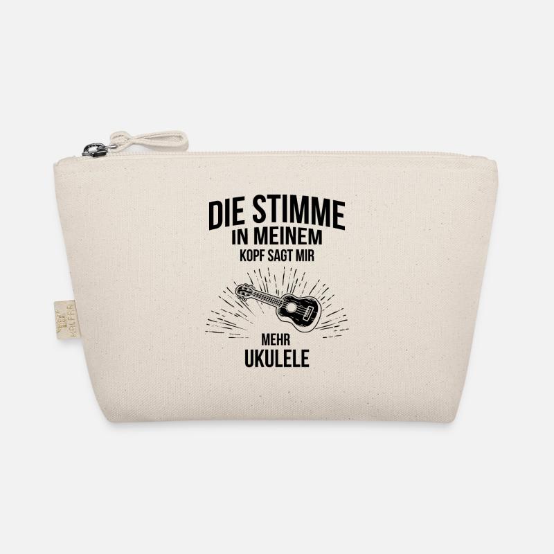 Ukulele Ukulele-Spieler Ukulelist - Bio-Täschchen - Natur
