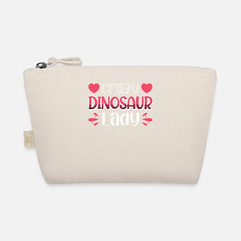 Crazy Dinosaur Lady Organic Pouch