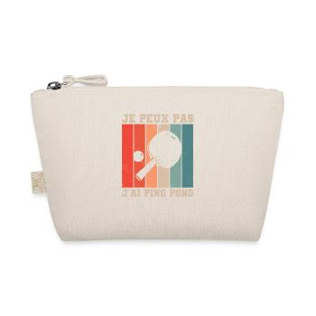 Je Peux Pas J'ai Ping Pong Pongiste - Trousse biologique - nature - Devant
