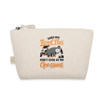 Opossum Gift Possum Marsupial - Organic Pouch - nature - Front