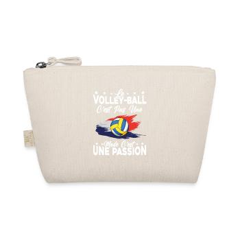 le Volley ball Est Une Passion idée Cadeau - Trousse biologique - nature - Devant