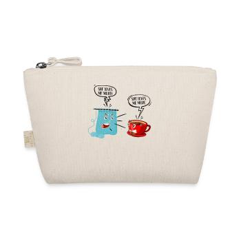 Tricoter du café tricoté qu’elle aime - Trousse biologique - nature - Devant