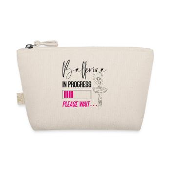 Ballet Dancer Dance Girl Ballerina - Organic Pouch - nature - Front