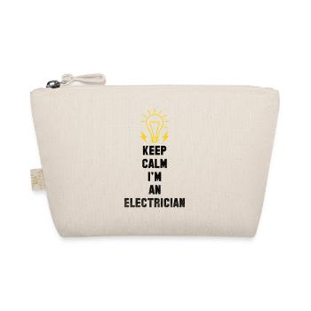 Electrician Electrical Engineering Insulation pliers Electronics - Organic Pouch - nature - Front
