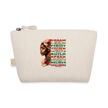 Melanin Black History Month Juneteenth African Pri - Bio-Täschchen - Natur - Vorne