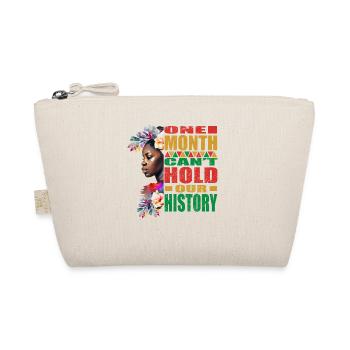BLM Pride African American Black History Month - Organic Pouch - nature - Front