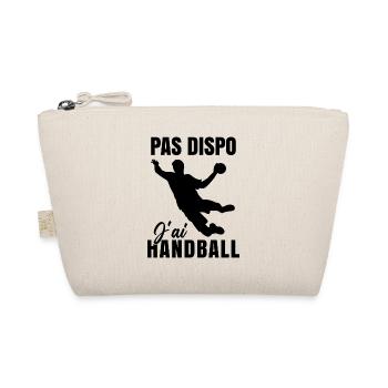 Pas Dispo J'Ai Handball | Handballeur Handball - Trousse biologique - nature - Devant