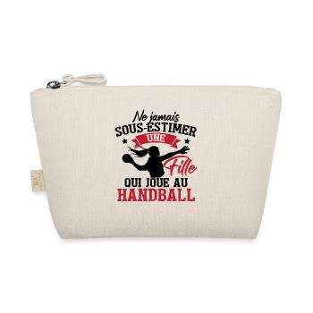 Fille Qui Joue Au Handball - Trousse biologique - nature - Devant