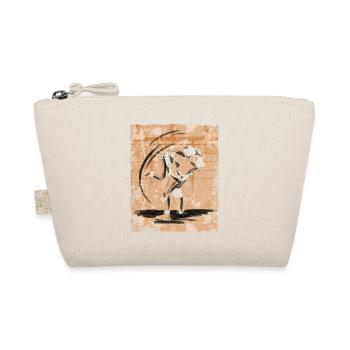 Sumo Ringer Japanische Kunst Vintage Retro - Bio-Täschchen - Natur - Vorne