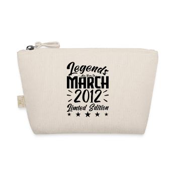 Naissance En Mars 2012. Cadeau d'anniversaire mars - Trousse biologique - nature - Devant