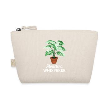 Monstera Whisperer - Organic Pouch - nature - Front