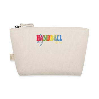 Accessoires de handball motif handball - Trousse biologique - nature - Devant