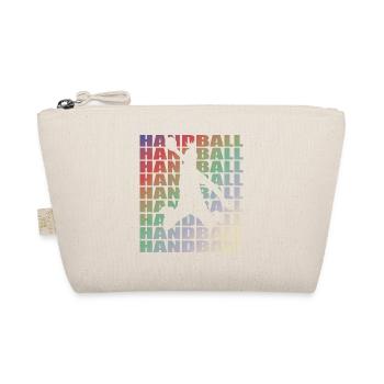 Accessoires de handball motif handball - Trousse biologique - nature - Devant