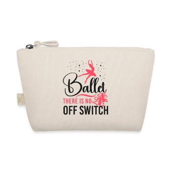 Ballet Dancer Dance Girl Ballerina - Organic Pouch - nature - Front