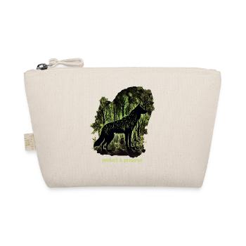 Wölfe Silhouette Naturschutz Tierschutz Wolf - Bio-Täschchen - Natur - Vorne