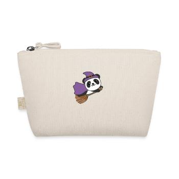 Panda Halloween Sorcière Enfants Sorcières Costume - Trousse biologique - nature - Devant