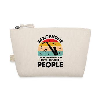 Saxophone Saxophonist Saxophone Music Saxophone Player - Organic Pouch - nature - Front