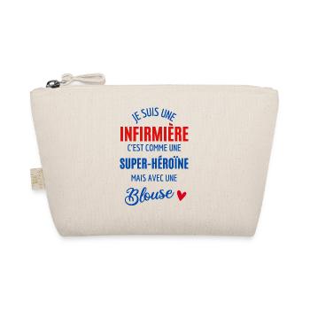 infirmière super héroïne - Trousse biologique - nature - Devant