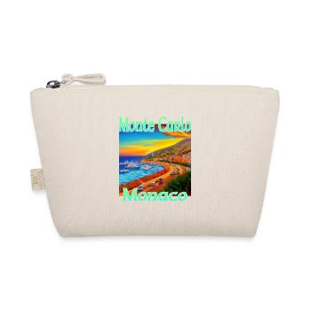 Monte Carlo Sunset in Monaco - Organic Pouch - nature - Front