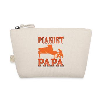 Pianiste PAPA Retro Vintage Piano Designs - Trousse biologique - nature - Devant