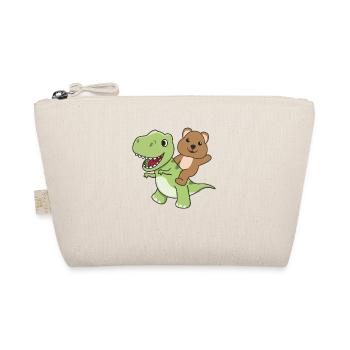 Quokka monte sur T-Rex mignon Dino avec Quokkas - Trousse biologique - nature - Devant