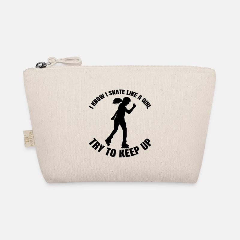 Roller Skating Inline Skating Gift Inline Skater Organic Pouch