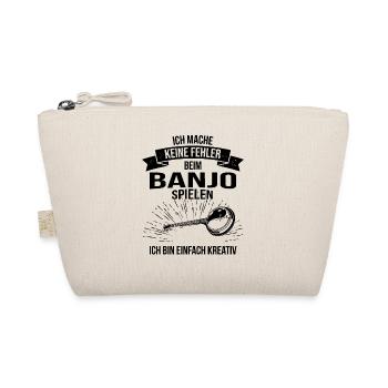 Banjo Banjospieler Banjoist - Bio-Täschchen - Natur - Vorne