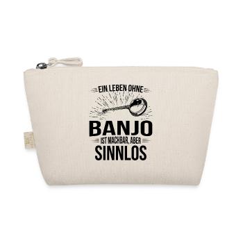 Banjo Banjospieler Banjoist - Bio-Täschchen - Natur - Vorne