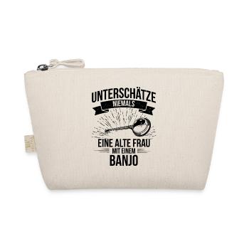Banjo Banjospieler Banjoist - Bio-Täschchen - Natur - Vorne