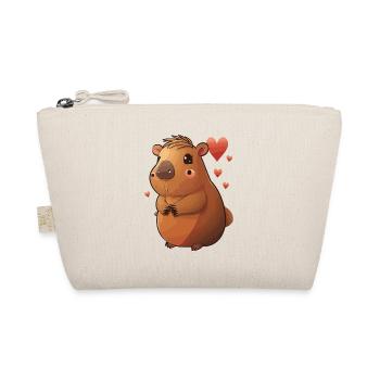 Lovely capybara - Organic Pouch - nature - Front