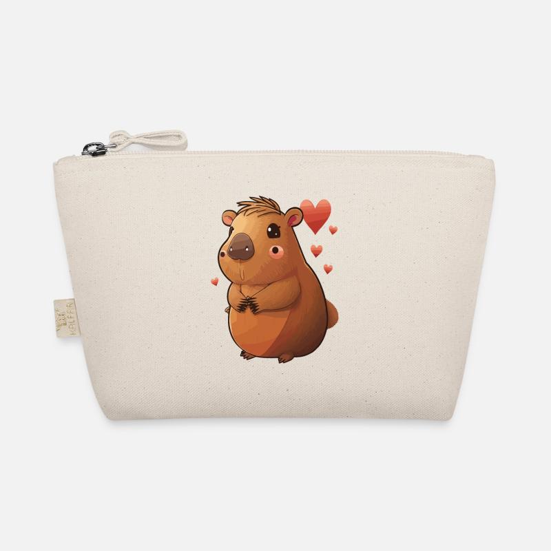 Lovely capybara Organic Pouch