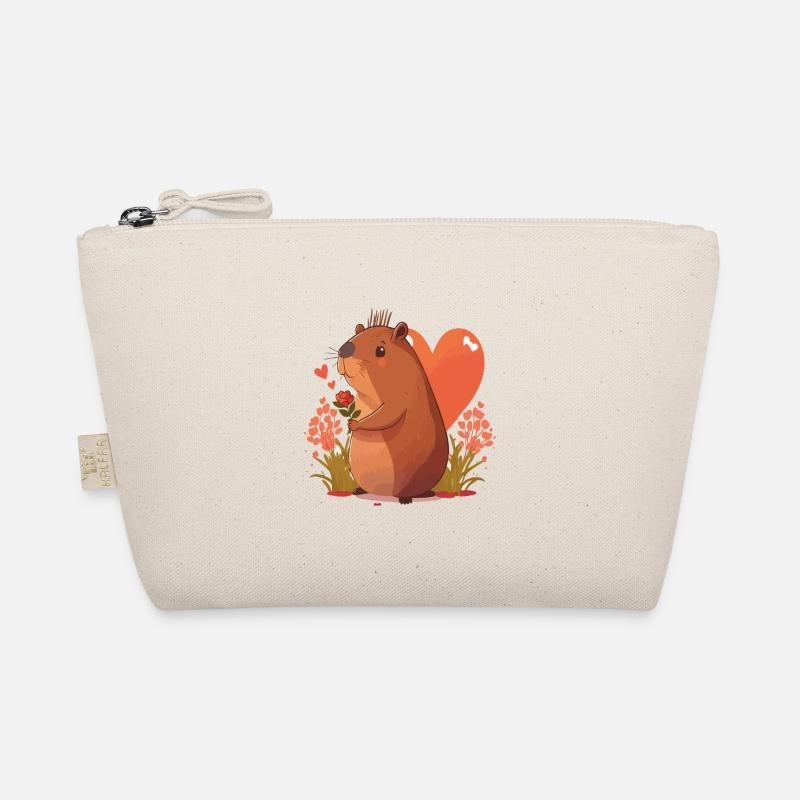 Lovely capybara Organic Pouch