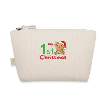 Chat de Noël Chats mon 1er Noël - Trousse biologique - nature - Devant
