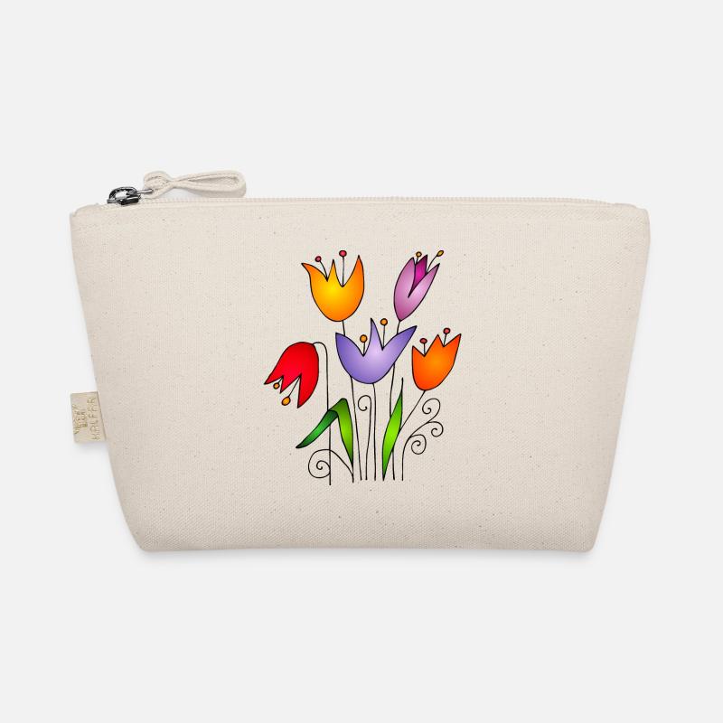 Blumen - Bio-Täschchen - Natur