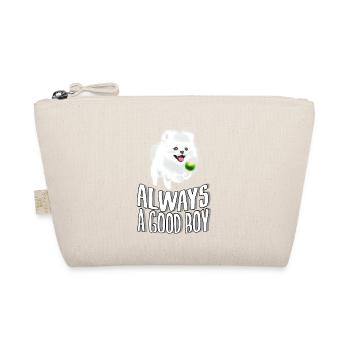 Pomeran always a good boy - Organic Pouch - nature - Front