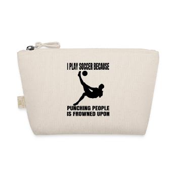 Football Design Football Team Joueur de football - Trousse biologique - nature - Devant