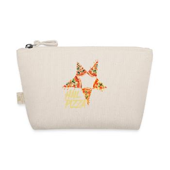 Hail Pizza, funny fast food motif - Organic Pouch - nature - Front