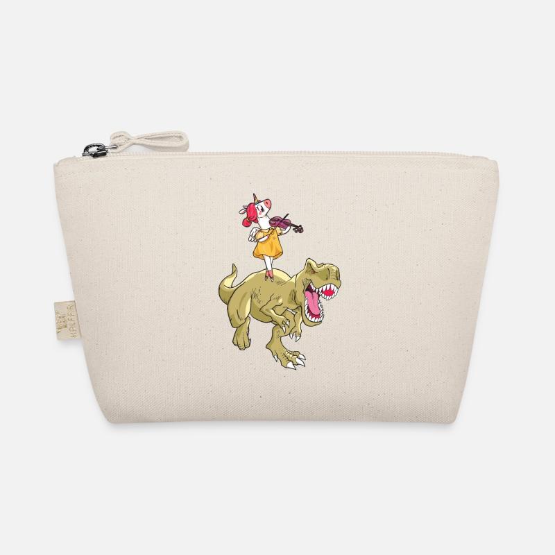 Einhorn reitet T-Rex Bio-Täschchen