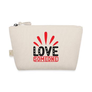 Love Someone - Bio-Täschchen - Natur - Vorne