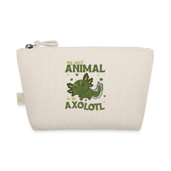 My spirit animal is an axolotl sweet axolotl - Organic Pouch - nature - Front