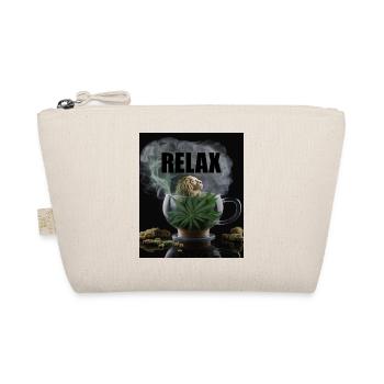 Cannabis Relax Geschenk - Bio-Täschchen - Natur - Vorne