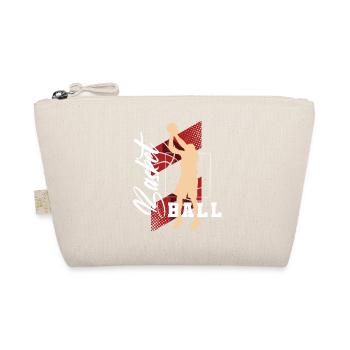 Basketball basketball players - Organic Pouch - nature - Front