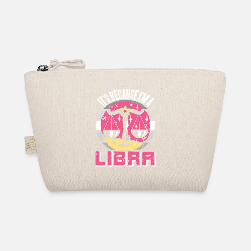 It's Because I'm A LIBRA Retro Funny Astrology Bio-Täschchen