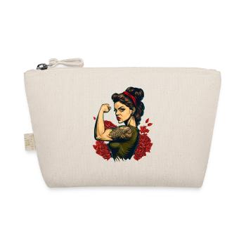 Femme forte Mère Roses Cadeau de fête des mères - Trousse biologique - nature - Devant
