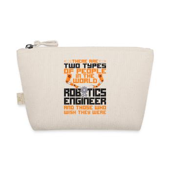 Robot Robotics Engineer Vintage - Organic Pouch - nature - Front