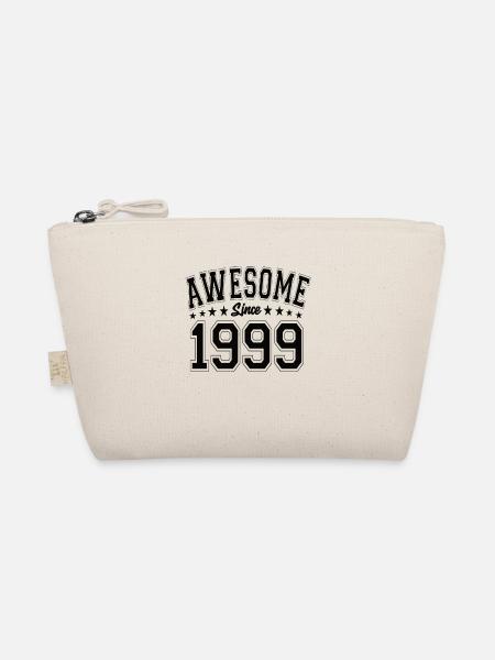 Awesome Since 1999 Birthday 1999 Vintage 1999 - Organic Pouch - nature - Front