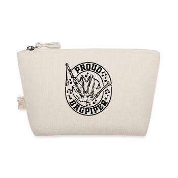 Proud Bagpiper - Bagpipe Player - Organic Pouch - nature - Front